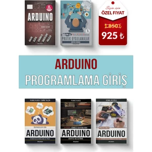 Arduino Programlamaya Giriş Eğitim Seti (5 Kitap)