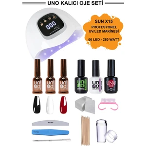 Qnail Professional Uno 3 Renk Kalıcı Oje Seti