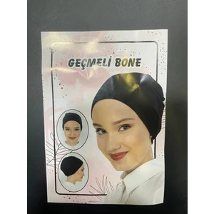Geçmeli Bone Beyaz-Üçgül