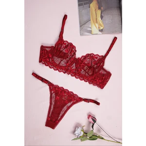 Kadın Transparan Tül Balenli Sütyen