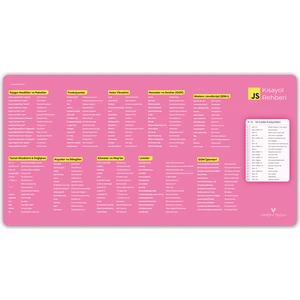 Viron Tech Javascript Mousepad 80X40 cm Kaymaz Taban