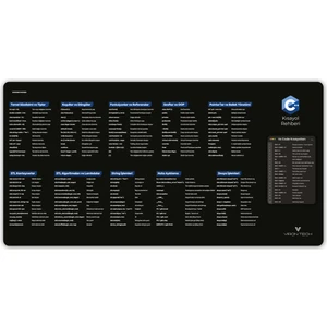Viron Tech C++Mousepad 80X40 cm Kaymaz Taban