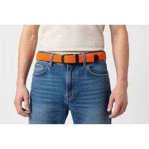 Elastik Örgü  Kemer Turuncu