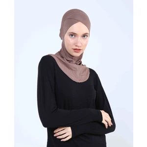 Ecardin Çapraz Hijab Türban Çapraz Boyunluklu Bone