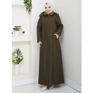 140CM Içi Velboalı Kapitone Mont