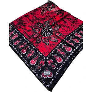 %100 Pamuk Yazma Kırmızı