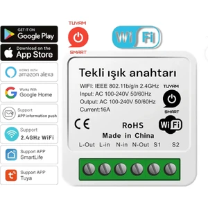 Tuyam smart Akıllı Tekli Işık Anahtarı