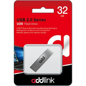 32GB USB Flash Drive - Silver