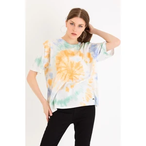 Polo State Kadın Batik Yıkamalı Oversize Yeşil