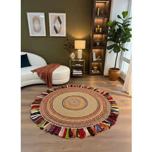Rose'n Home JÜT-1001 Elde Dokuma Doğal Jüt Hasır Halı