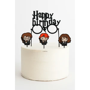Harry Potter Temalı Doğum Günü Pasta Süsü - 4 Parça