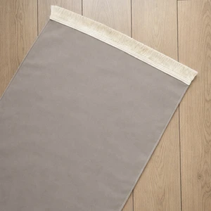 Isimli Gri Kadife Seccade