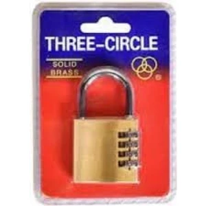 Three Circle Three Cırcle 4 Basmaklı Şifreli Asma Kilit 50 Mm
