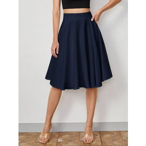 Gümüş Collection Saten Kloş Etek