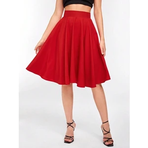 Gümüş Collection Saten Kloş Etek