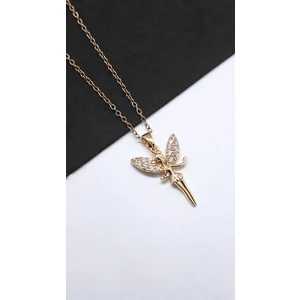 Tinkerbell Figür Çelik Kolye