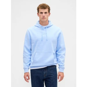 Erkek Açık Mavi Relaxed Gap Mini Logo Sweatshirt