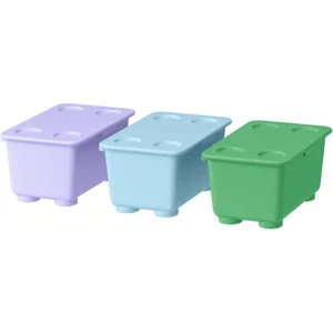 Ikea Glis Kapaklı Kutu 17X10 cm 3 Parça