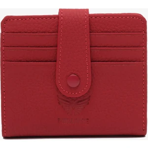 Renel Kırmızı Hakiki Deri Cüzdan