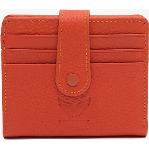 Renel Turuncu Hakiki Deri Cüzdan
