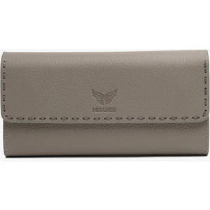 Elorin Gri Hakiki Deri Cüzdan