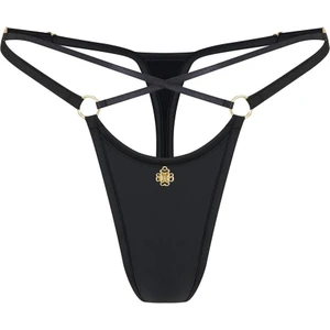 Feu De Elu Sensure Siyah Saten x String