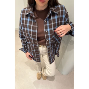 Ekose Oduncu Gömlek- Açık Kahve