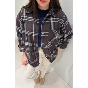 Ekose Oduncu Gömlek- Koyu Kahve