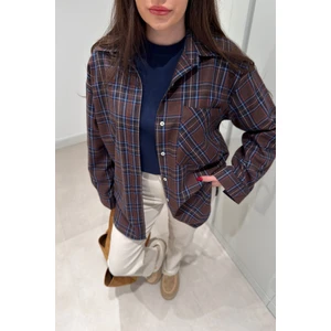 Ekose Oduncu Gömlek- Kahverengi