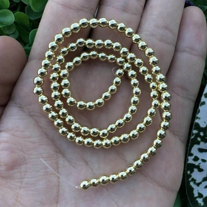 Küre Parlak Gold Hematit Taşı 4 mm