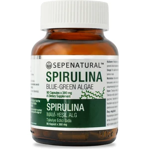 Sepe Natural Spirulina 90 Kapsül X 380mg | Yosun Hapı