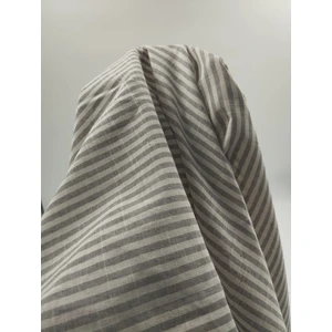 Ünsal Tekstil Çizgili Keten Kumaş