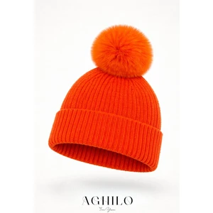 Yünlü Ponponlu Bere