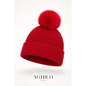 Yünlü Ponponlu Bere