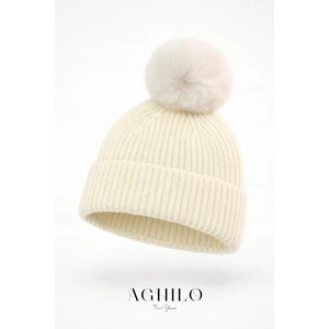 Yünlü Ponponlu Bere