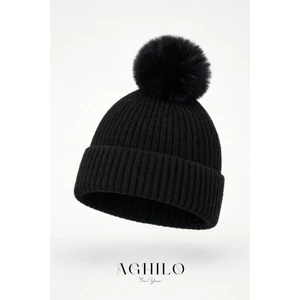 Yünlü Ponponlu Bere