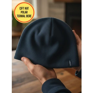 Erkek Çift Kat Polar Bere Ekstra Kalın