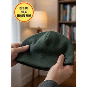 Erkek Basic Polar Bere Çift Kat Polar Bere Ekstra Kalın