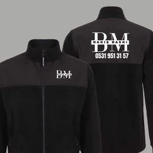 Bm Nakış Baskı Kişiye Özel Firma Logolu Softshell Polar