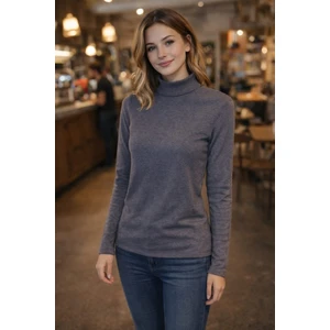 Bayan Yarım Balıkçı Yaka Triko Body