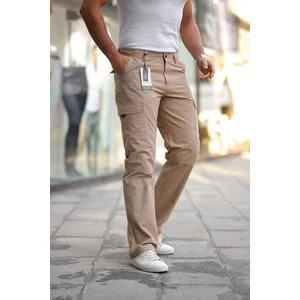 Yan Cepli Armalı Baggy Pantolon