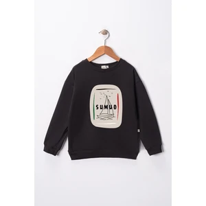 Dekim Moda Sweatshirt Çocuk "sumud" Baskılı Pamuklu
