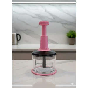 Paslanmaz Çelik Bıçaklı Üsten Basmalı Manuel El Rondosu