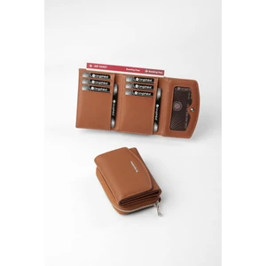 Cengiz Pakel Küçük Boy Kadın Cüzdan - 65309 - Taba