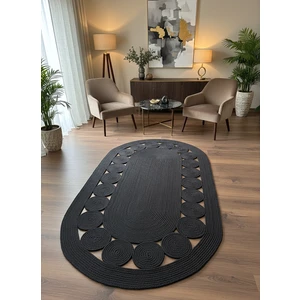Rose'n Home JÜTRV455 Elde Dokuma Doğal Jüt Hasır Halı