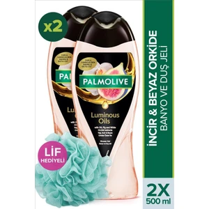 Duş Jeli 500 ml Luminious Oils 2'li Duş Jeli 500 ml + Duş Lifi Hediye