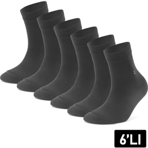 Just Inner Erkek Çorap 6'lı Yarım Konç (Bambu)