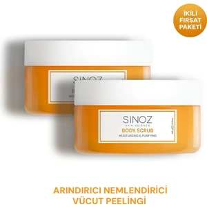 Body Scrub Besleyici Arındırıcı Nemlendirici Vücut Peelingi 300 gr 2li Set