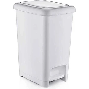 Cey Grup Pedallı Slim Gri Çöp Kovası 30 L