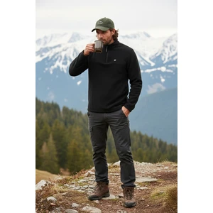 Slim Fit Anti-Pilling Tüylenme Yapmayan Bato Yaka Kışlık Şardonlu Polar Erkek POLAR 5906001